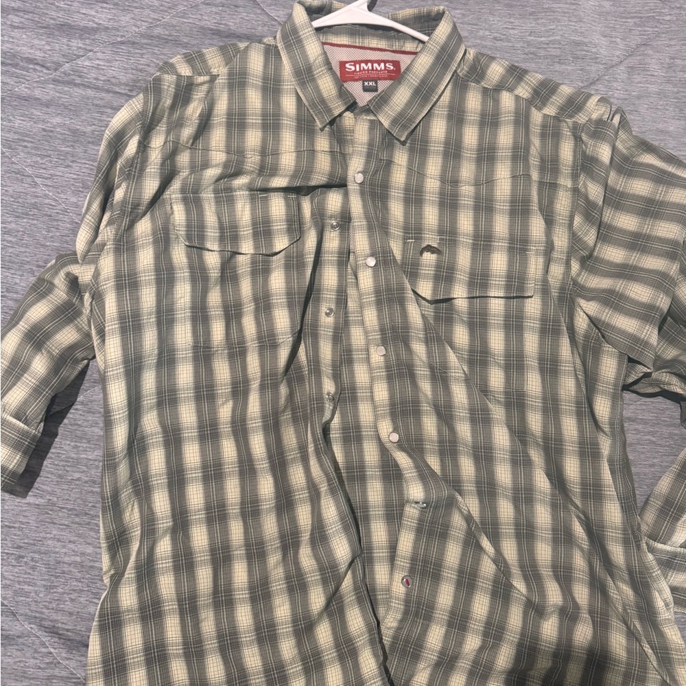 Simms fishing shirt